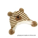 POM POM Beanie Hat Jacquard Children Knitted Hat