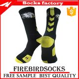 Half Cushion Cotton Fashion Logo Sport Embroidery Socks