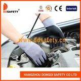 Ddsafety 2017 Black Nylon and Spandex Nitrile Ultra Foam Safety Glove