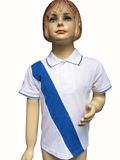 Girl's Cotton Fashion School Uniform Polo Shirt