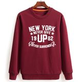 Supplier Long Sleeve 65% Polyester 35% Cotton Screen Printing Terry Sweatshirt Men