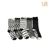 5 Pairs Bulk Pack of Cotton Children Socks