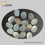 One Hole Oval Espeicial Shape Agoya Shell Button Natural Button