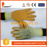 Ddsafety 2017 Orange Latex Coated Work Gloves with Ce