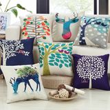 New Design Digital Print Square Cushion Cover Decorative Throw Pillow Case