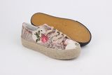 Lady Fashion Casual Hemp Rope Platform Shoes Knitting Canvas Shoes