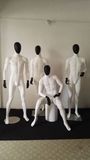 Mannequin Dummy, Full Body Male Mannequins with Black Egg Face