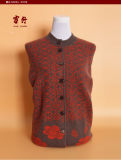 Women's Yak Wool/Cashmere Round Neck Cadigan Coat/Sweater/Garment/Knitwear/Clothes