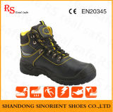High Quality Low Price Cheap Smooth Leather Safety Shoes (RS6203)