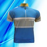 100% Polyester Man's Short Sleeve Cycling Jersey