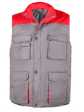 Mens Spoty High Collar Sleeveless Workwear Vest