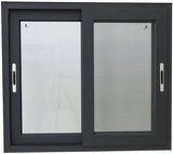 High Quality Water-Tight/Sound-Proof/Heat-Inuslated Thermal Break Aluminum Sliding Window with Stainless Steel Mosquito Net/Fly Screen