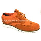 Flyknit Suede Lightweight EVA Outsole for Leisure Knitted Canvas Shoes