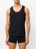 Wholesale Plain Men's Tank Top in Black