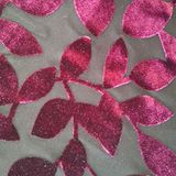 Beautiful Velvet Small Floral Jacquard Fabric