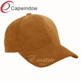 Faux Suede Plain Baseball Cap Dad's Cap Golf Hat