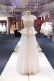 A Line Floor Length Beading Bridal Dress