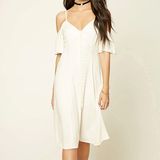 Fashion Women Sexy Slim Chiffon V-Neck Button Pleated Tube Dress