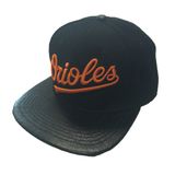 Custom 3D Embroidery Black Cotton PU Snapback Cap Hats for Party for New Year