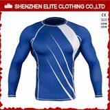 Fashion Design High Quality Blue White Long Sleeves Rash Guards (ELTRGI-27)