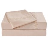 4 Pieces Luxury Design New Design Embroidery Bed Sheets