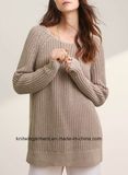 Lady Oversized Cotton Sweatershirt by Knitting Design