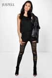 Split Front Basic Women Leggings