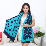 Lady Fashion Acrylic Woven Fringed Jacquard Winter Shawl (YKY4443)