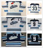 Custom Ncaa Maine Black Bears Jersey Jimmy Howard Hockey Jerseys