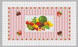 LFGB 80*130cm New Independent Design PVC Material Transparent Printed Tablecloth