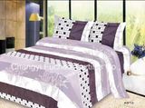 100% Microfiber Printed Complete Bedding Sheets Set with Soft and Cozy Touch Flat Sheets