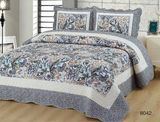 Beautiful Patchwork Printed Cotton Quilt 4PCS Bedding Sheet Quilt