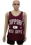 Men Sport Customized Cotton Printed Singlet