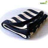 Black and White Stripe Warm & Comfortable Baby Blanket (B004)