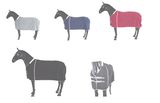 280g Fleece Warm Polar Fleece Horse Blankets