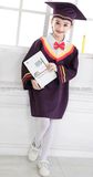 Custom Polyester Primary School Kindergarten Children Kids Graduation Cap Gown