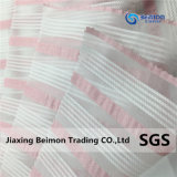 Good Quality 100%Polyester Striped Style Organza Fabric