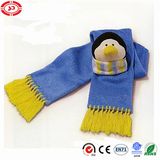 Xmas Penguin Shape Plush Soft Scarf for Winter Set