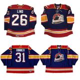 Customize Echl Norfolk Admirals Kevin Lind Ty Rimmer Hockey Jerseys