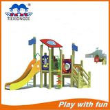 Wood-Plastic Children Outdoor Amusement Playground Equipment