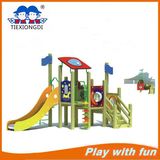 Wood-Plastic Children Outdoor Amusement Playground Equipment