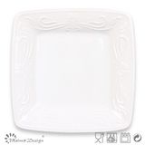 Square Shape Ceramic Stoneware Plate