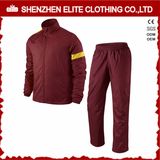 Custom Logo Wholeasle Sport Training Tracksuit Burgundy (ELTTI-25)