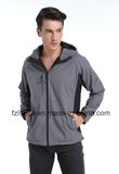 Men's Jacket Breathable Softshell Workwear with Reflective Strips