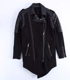 Men's PU Jacket with Garment