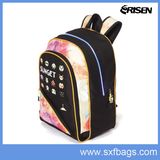 LED Light Wheeled School Backpack for School