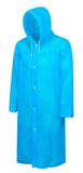 Slim Drawstring Raincoat Rain Poncho with Hoods and Sleeves