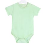 100% Cotton Short Sleeve Plain Baby Romper Baby Clothes