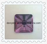 Glass Square Garment Pendants for Jewelry Ornament