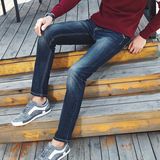 C305 Popular Cotton Straight Fit Blue Men Denim Jeans